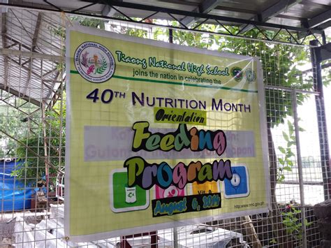 feeding program tarpaulin|NUTRI.